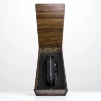 فروشگاه آقای چرمی-نمای کنار جای سوئیچ چرمی تک رنگ مشکی